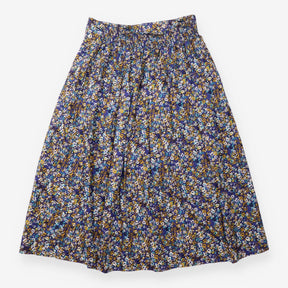 Skirt Floral Print Blue