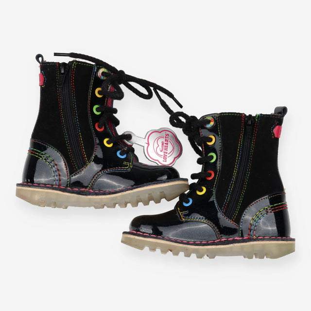 Limited edition kickers love heart boots
