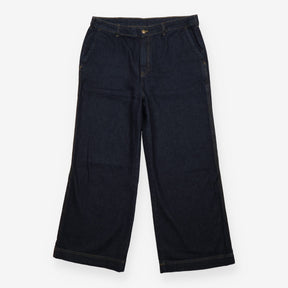 Dark Indigo Wide Leg Jeans