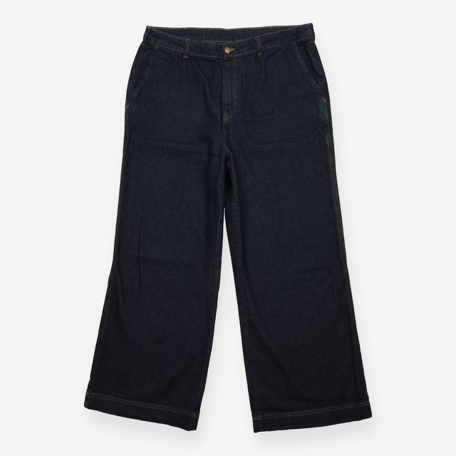 Dark Indigo Wide Leg Jeans