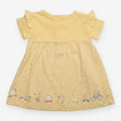 Dress Short Sleeve Yellow Easter Egg Hunt