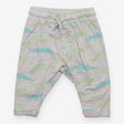 Jogger Grey with Green and Blue Crocodiles