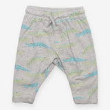 Jogger Grey with Green and Blue Crocodiles