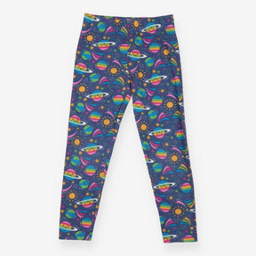 Leggings Jersey Blue Starburst