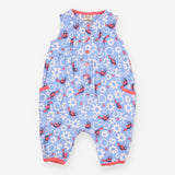 Blue Dungarees with Blue Birds
