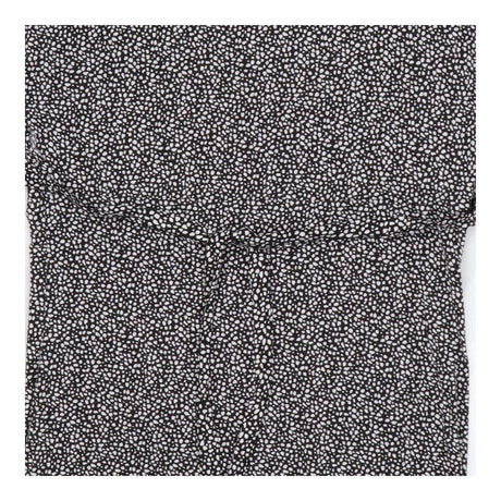 Dress black and white nursing - maternity