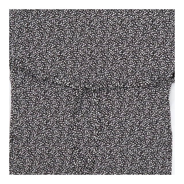 Dress black and white nursing - maternity