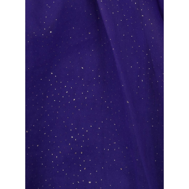 Dress Sleevless Purple Sparkle with Sequins