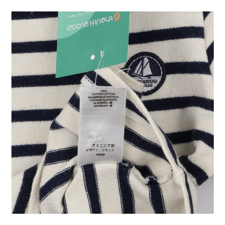 Sweater cream navy stripe