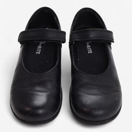 School Shoes Black Velcro Strap