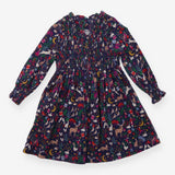 Dress long sleeve navy Twelve Days of Christmas