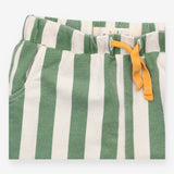 Joggers Green Stripe with Yellow Pullstring