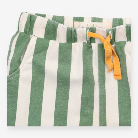 Joggers Green Stripe with Yellow Pullstring