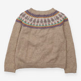 Cardigan cream fairisle