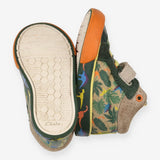 High Tops Frugi x Clarks Khaki Jungle Print