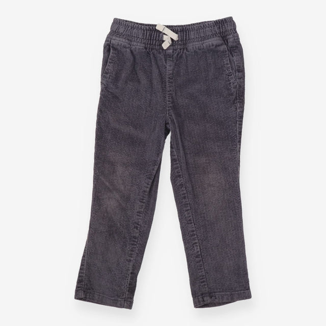 Trousers Cord Grey with White Pullstring