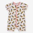Cream Pineapple Romper