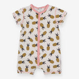 Cream Pineapple Romper
