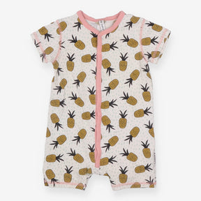 Cream Pineapple Romper