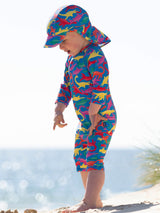 Sea dino beach hat