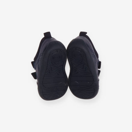 Shoes velcro blue metallic 