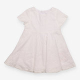 Dress White with an all-over Broderie Anglaise