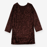 Dress Mole Metallic Party Occasion Shimmer