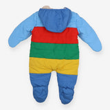 Pramsuit stripes fur lined