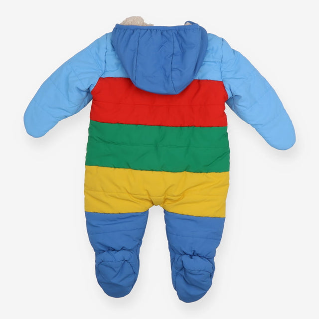 Pramsuit stripes fur lined