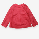 Trench coat pink buttons