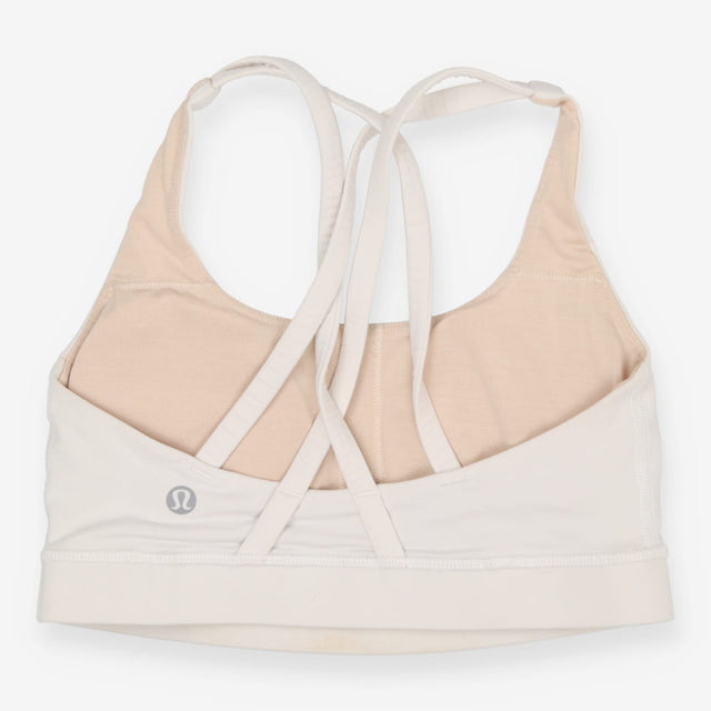 Lululemon White and Nude Sports Bra