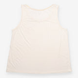 Camaïeu Off White Gold Metallic Trim Slub Jersey T