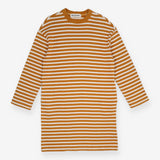 Striped Oversized Long Sleeve T-Shirt Dress