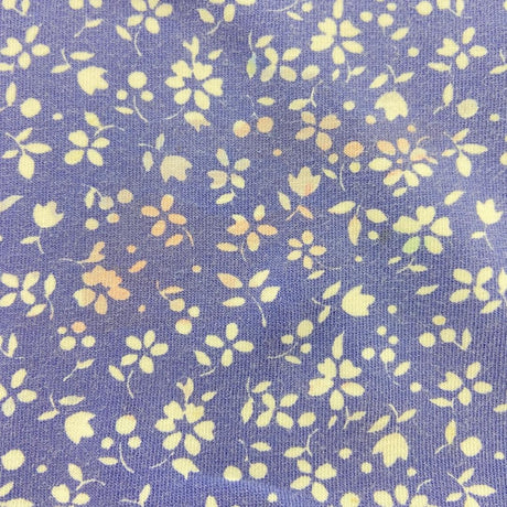 Blue dress with white flowers 