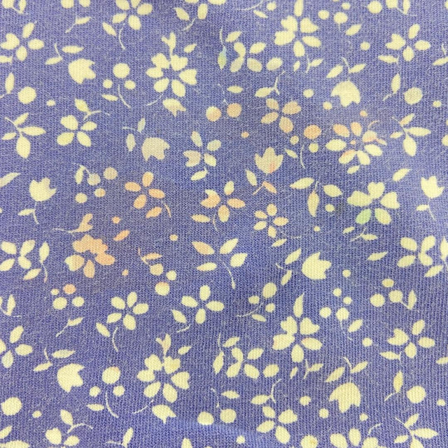 Blue dress with white flowers 