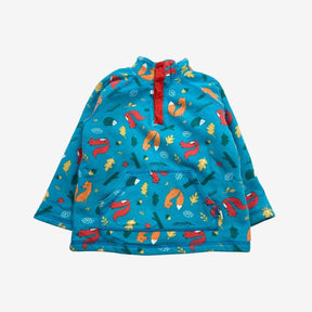 Teal Fox Snuggle Fleece