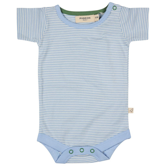 Summer Bodysuit Fine Stripe - Blue