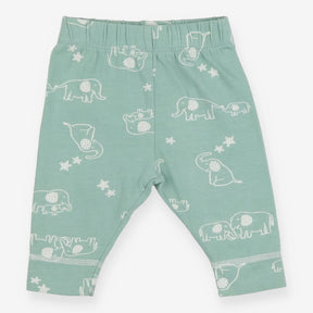 Green Elephant Leggings