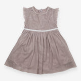 Dress Grey Tulle with Silver Glitter