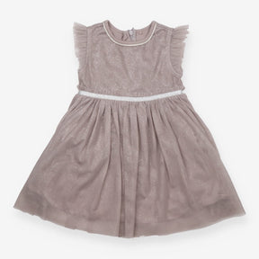 Dress Grey Tulle with Silver Glitter