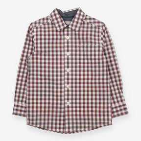 Shirt Long Sleeved Red, Blue and Yellow Check