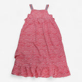 Strappy Red Stripes Sun Dress