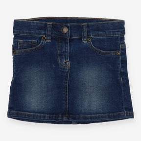 Denim mini skirt 