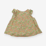 Yellow and Green Floral Tunic