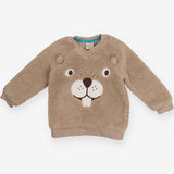 Sweater brown beaver fleece