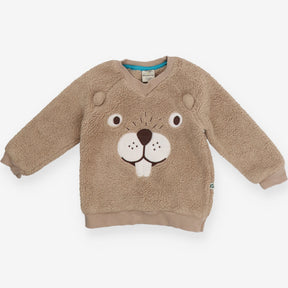 Sweater brown beaver fleece