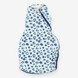 Swaddle Sleeping Bag Blue Leopard Print 2.5 tog