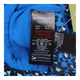 Jumpsuit Animal Print Short Sleeve Blue