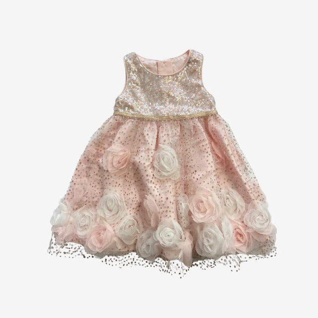 Sequin Tulle Skirt Dress