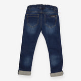 Jeans dark turn up with stretch